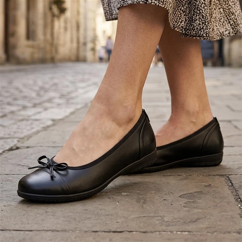 Flat Ballet Shoes - JANSP29009 / 314 145 - Black