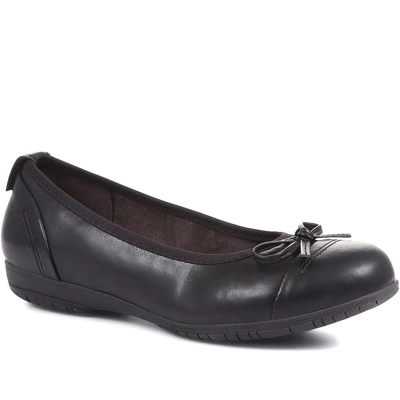 Flat Ballet Shoes - JANSP29009 / 314 145 - Black