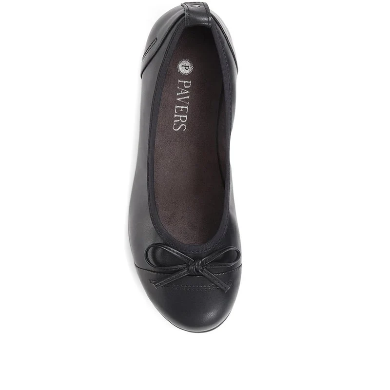 Flat Ballet Shoes - JANSP29009 / 314 145 - Black