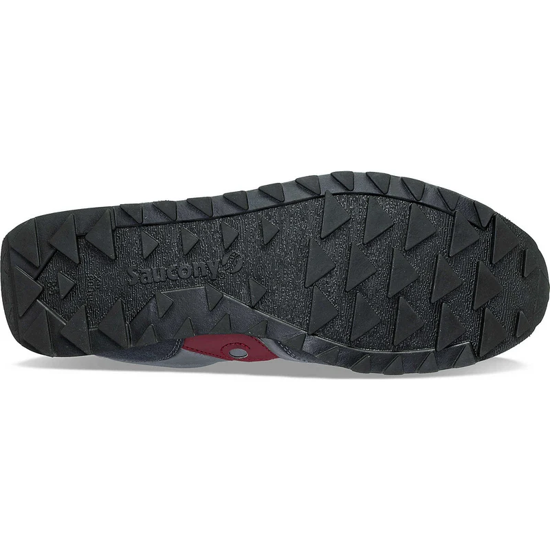 Saucony Herren-Jazz-Original-Trainer – Grau/Dunkelrot