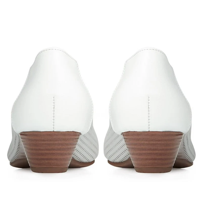 Open-Toed Pumps - SAND1900 / 135 753 - White-Silver