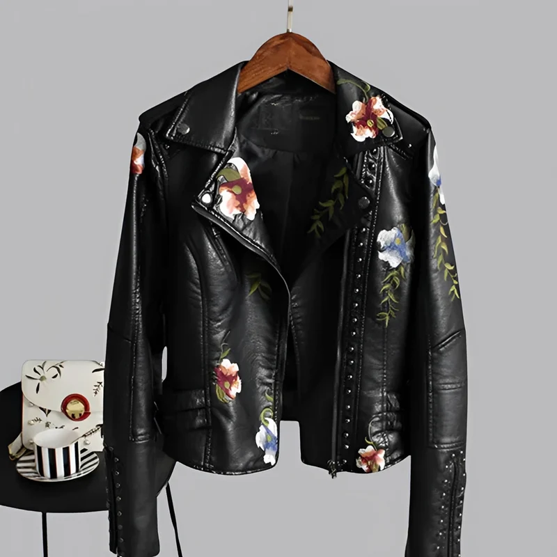 Zoey - Vintage-inspirierte bestickte Jacke