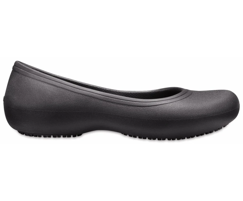Crocs Unisex At Work Flat – Schwarz