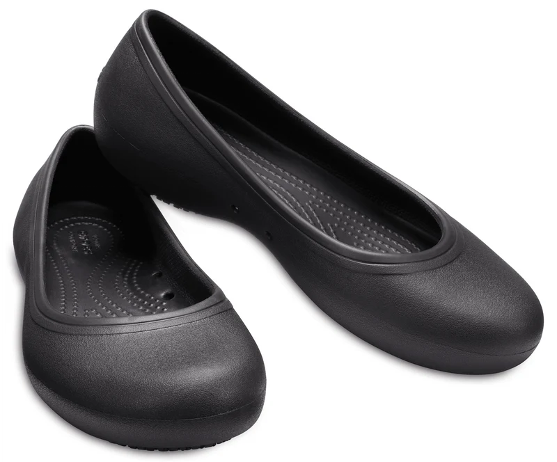 Crocs Unisex At Work Flat – Schwarz