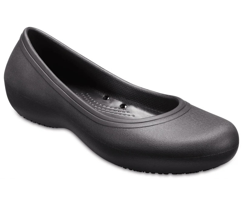 Crocs Unisex At Work Flat – Schwarz