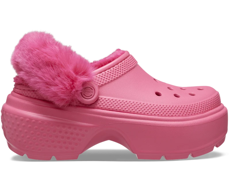 Crocs Unisex Classic Stomp Lined Clog - Hyper Pink