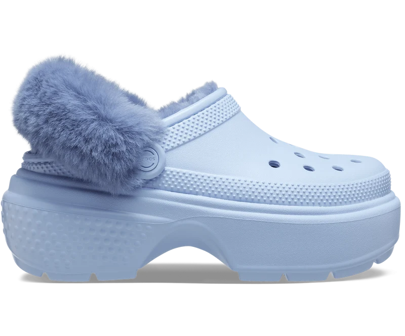 Crocs Unisex Classic Stomp Lined Clog - Blauer Kalzit