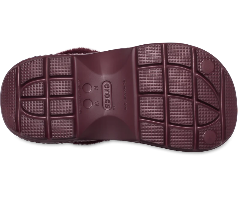 Crocs Unisex-Stiefel mit Stomp-Futter – Dark Cherry