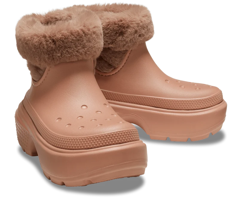 Crocs Unisex Stomp gefütterter Stiefel – Kork