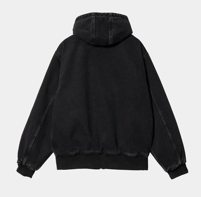 Carhartt WIP Herren OG Active Stone-Washed Jacke - Schwarz