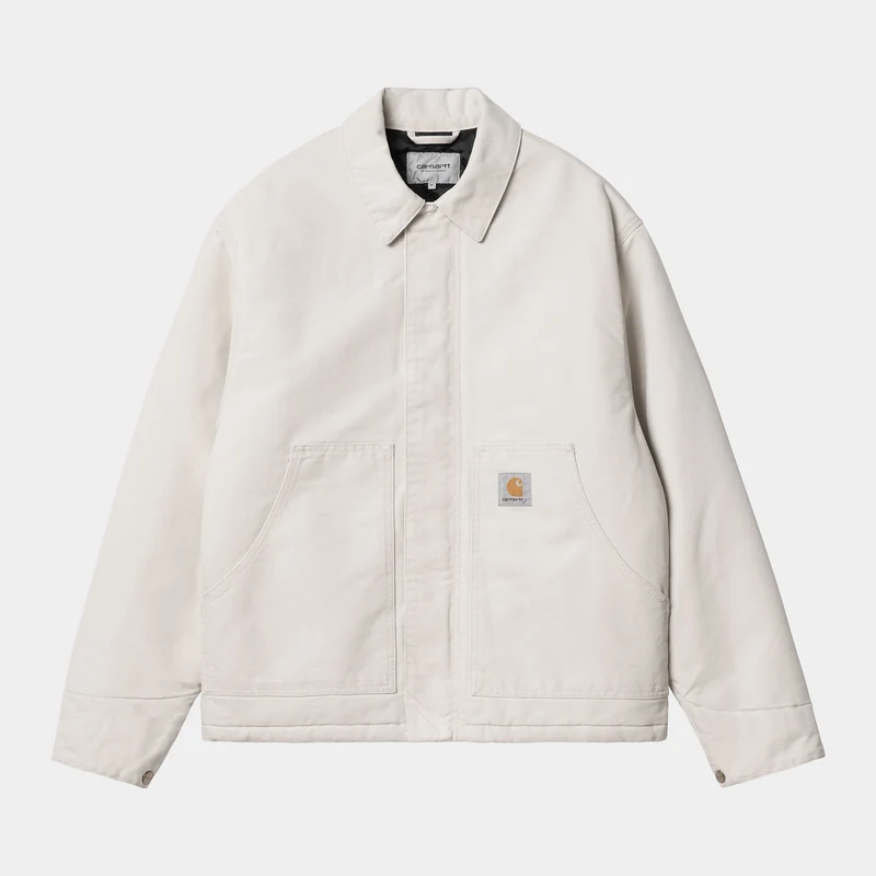 Carhartt WIP Herren OG Arcan Aged Canvas Jacke – Salz