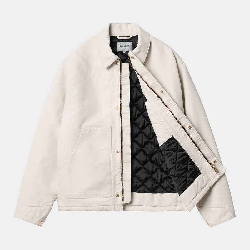 Carhartt WIP Herren OG Arcan Aged Canvas Jacke – Salz