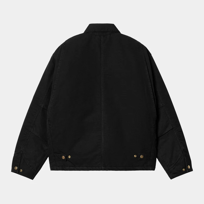 Carhartt WIP Herren OG Arcan Aged Canvas Jacke – Schwarz