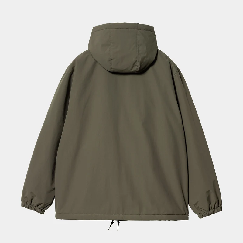 Carhartt WIP Herren-Trainerjacke mit Kapuze – Zypresse / Schwarz