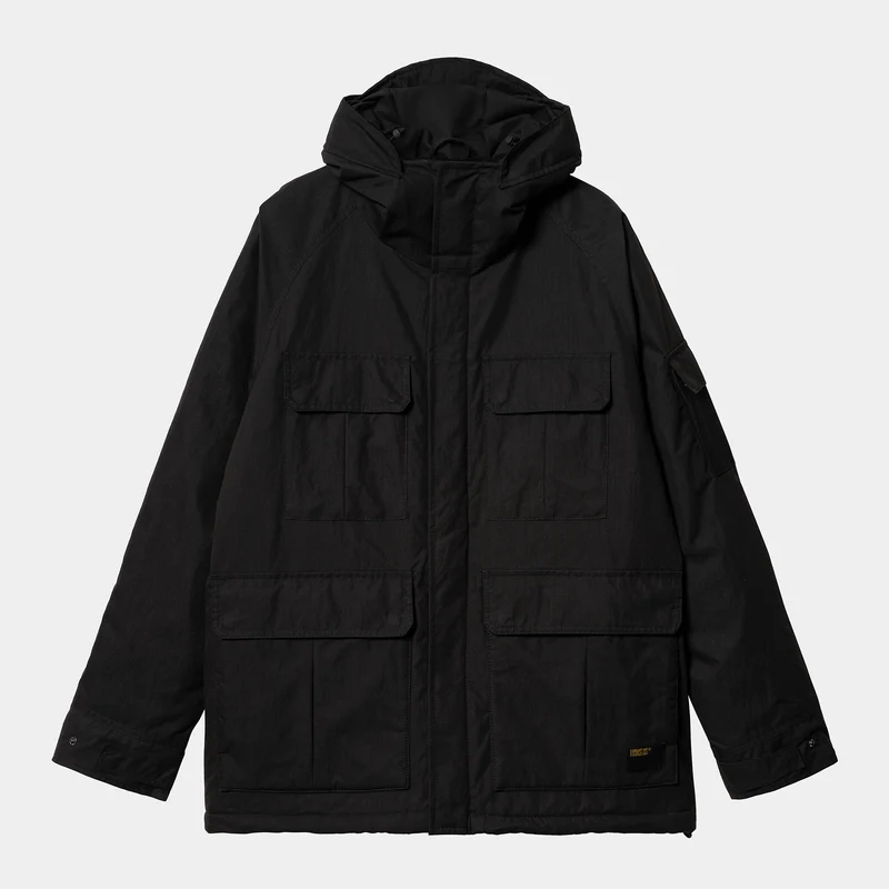 Carhartt WIP Herren Haste Jacke – Schwarz