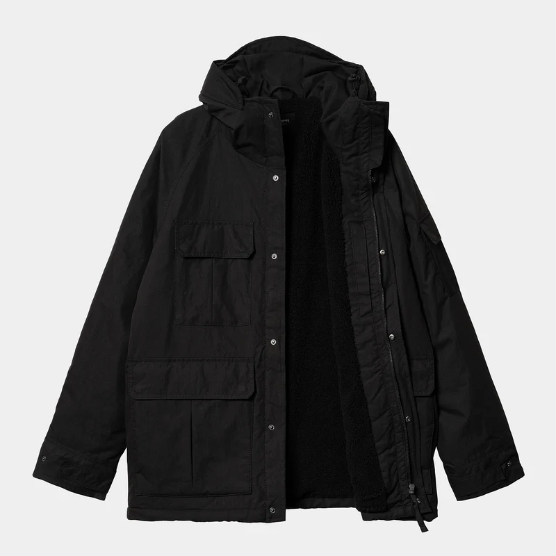 Carhartt WIP Herren Haste Jacke – Schwarz