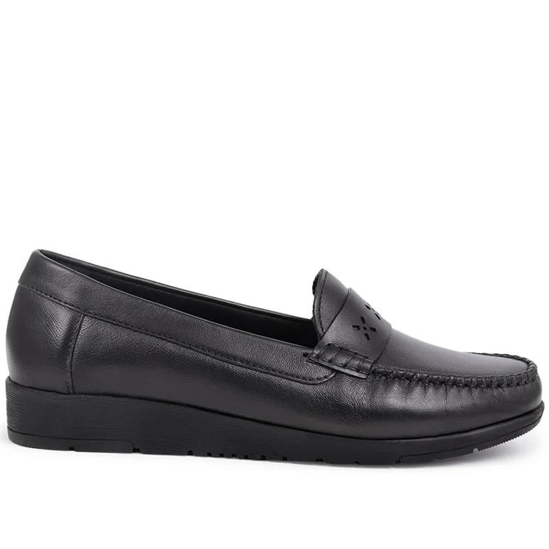 Smart Leather Moccasins - NAP40010 / 326 590 - Black