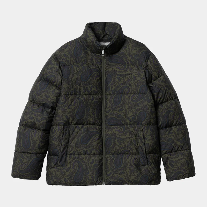Carhartt WIP Herren-Springfield-Jacke – Pflanzen-/Paisley-Druck