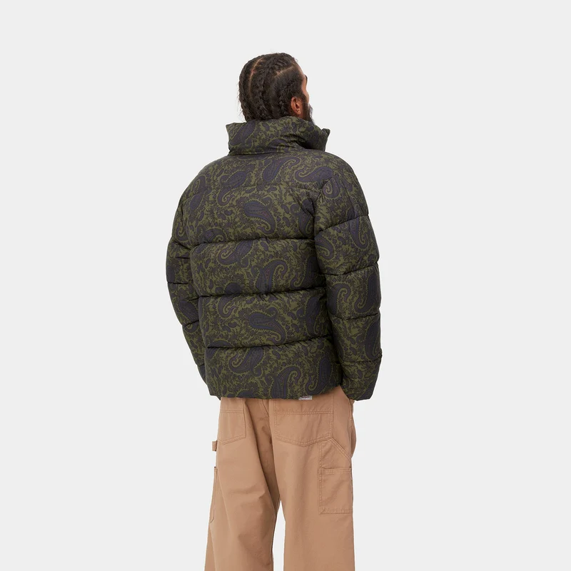 Carhartt WIP Herren-Springfield-Jacke – Pflanzen-/Paisley-Druck