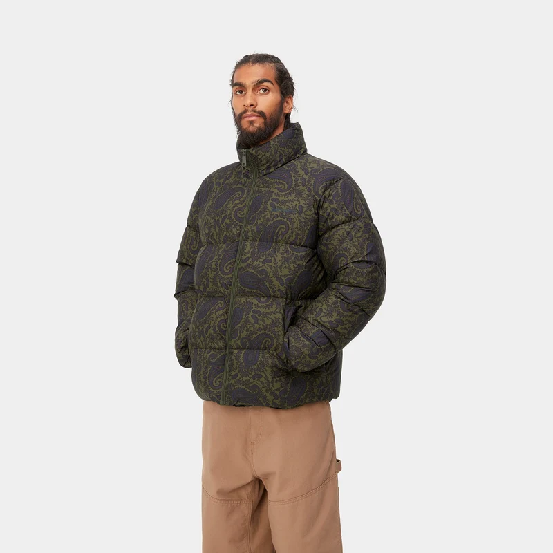 Carhartt WIP Herren-Springfield-Jacke – Pflanzen-/Paisley-Druck