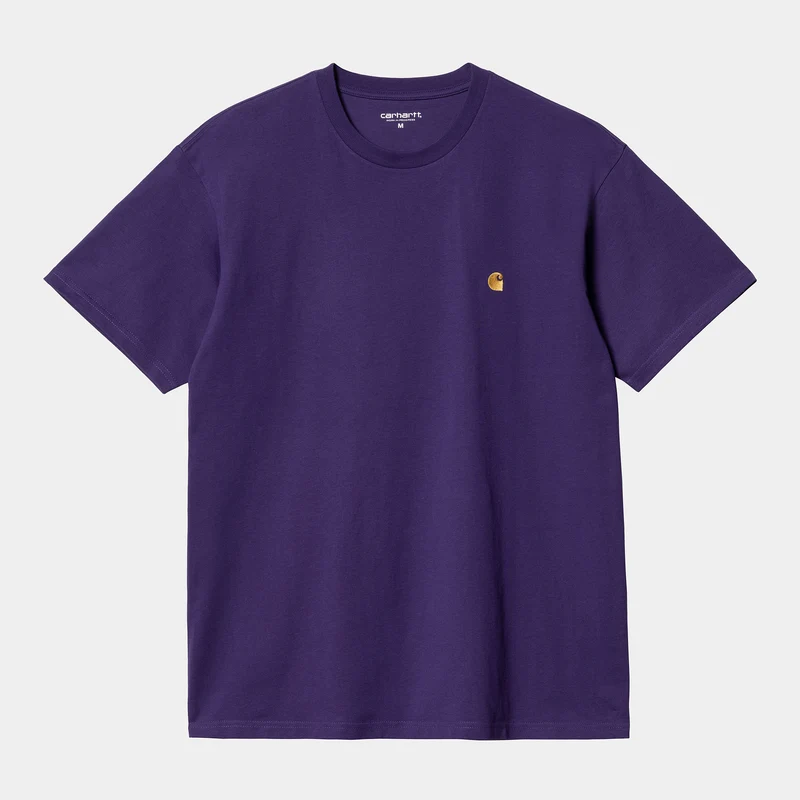 Carhartt WIP Herren Chase Kurzarm-T-Shirt – Tyrian