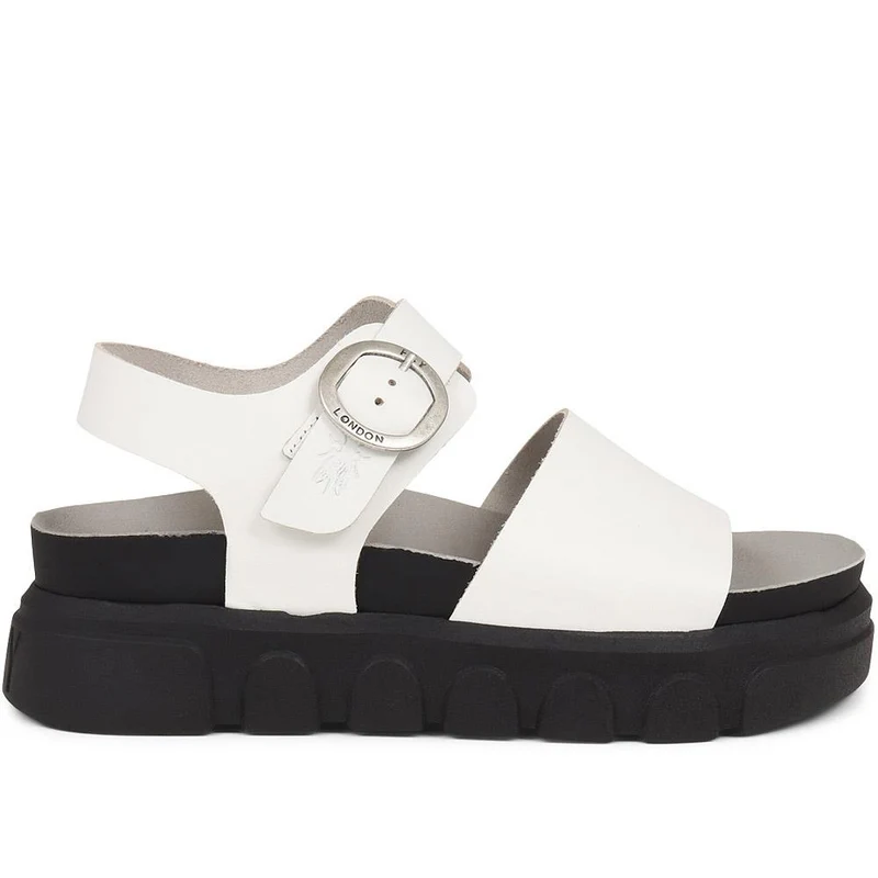 Cree Leather Sandals - FLYLO37013 / 323 682 - White