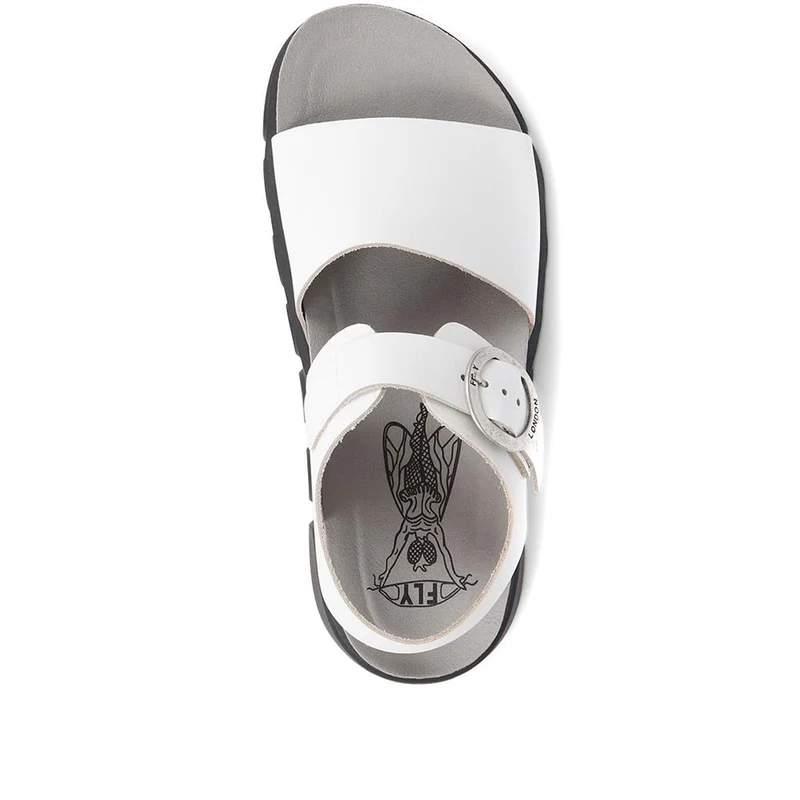Cree Leather Sandals - FLYLO37013 / 323 682 - White