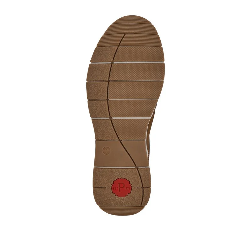 Wide Fit Elasticated Slip-On Shoes - GANG41015 / 327 551 - Brown