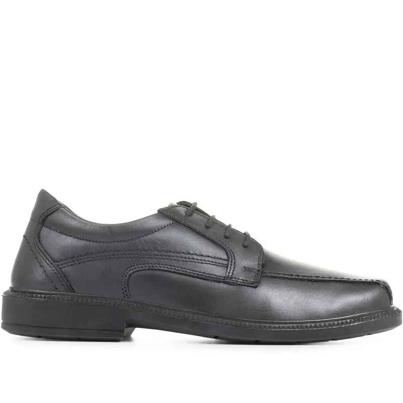 Leather Lace-Up Shoes - RAJA28001 / 312 617 - Black