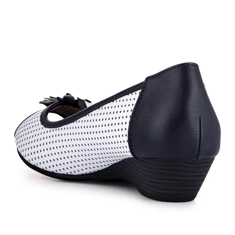 Open-Toed Pumps - SAND1900 / 135 753 - Navy-White