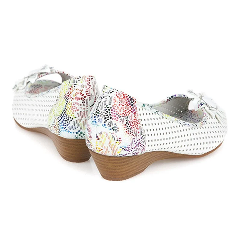 Open-Toed Pumps - SAND1900 / 135 753 - White Multi