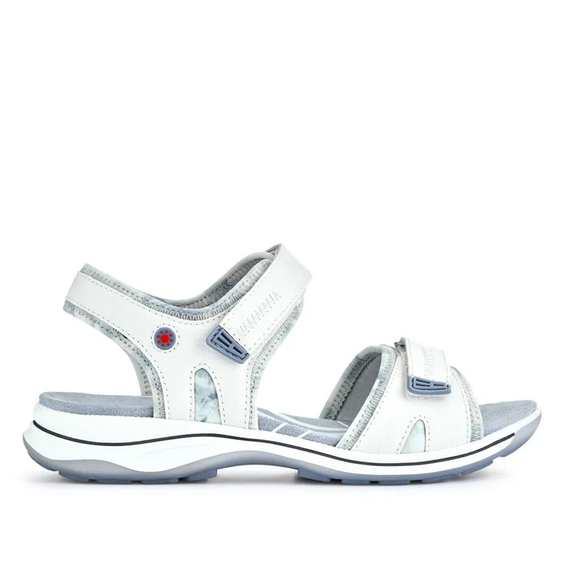 Adjustable Dual Touch Fastening Sandals - RELIF41008 / 326 873 - Off White