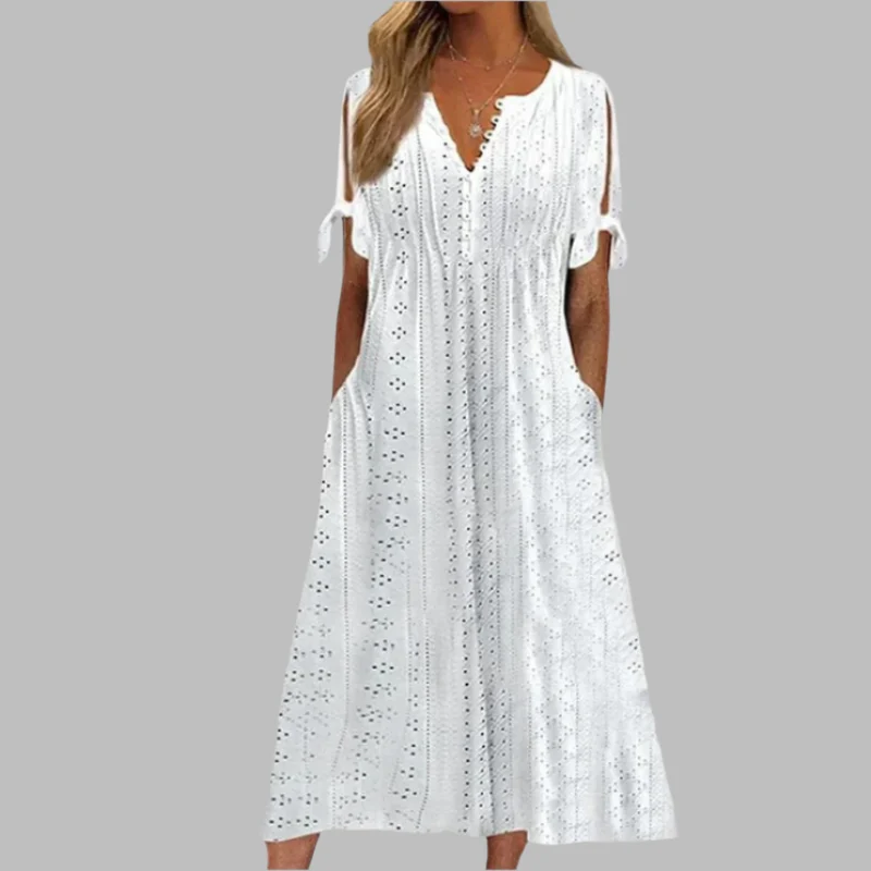 Alice - Elegantes Sommer-Boho-Midikleid