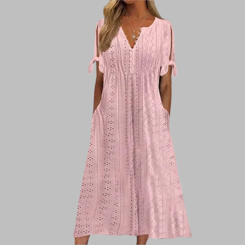 Alice - Elegantes Sommer-Boho-Midikleid