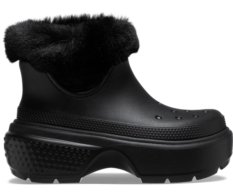 Crocs Unisex Stomp gefütterter Stiefel – Schwarz