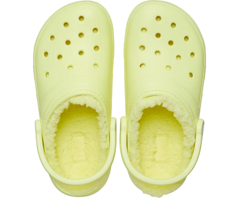 Crocs Unisex-Klassiker Lined Clog - Schwefel
