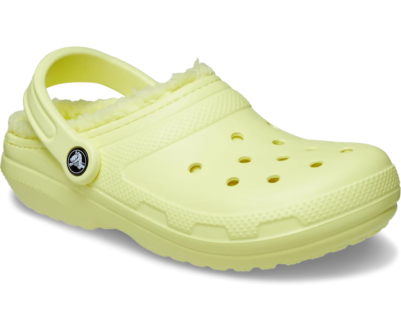 Crocs Unisex-Klassiker Lined Clog - Schwefel