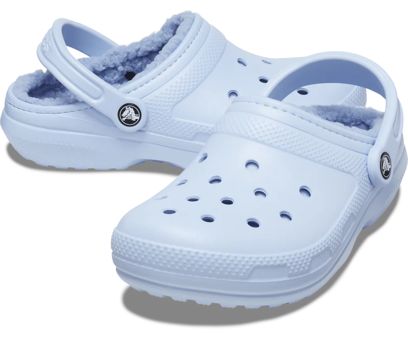 Crocs Unisex-Klassiker Lined Clog - Blauer Kalzit
