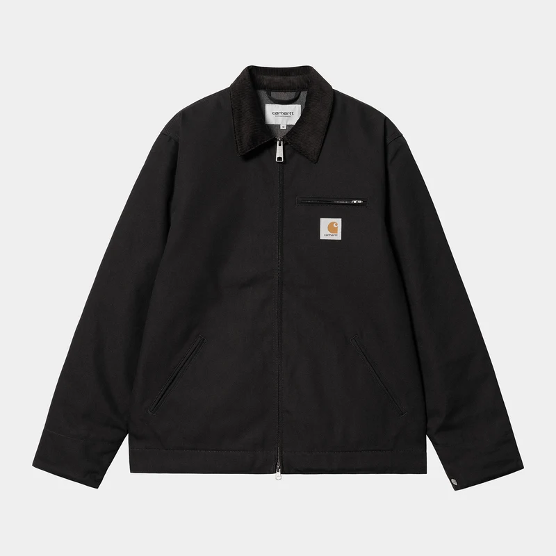 Carhartt WIP Herren Detroit Rigid Jacke – Schwarz / Schwarz
