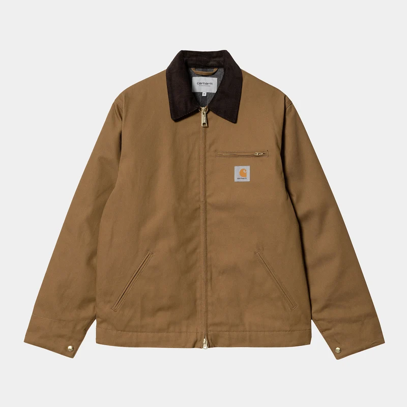 Carhartt WIP Herren Detroit Rigid Jacke – Hamilton Brown / Tobacco