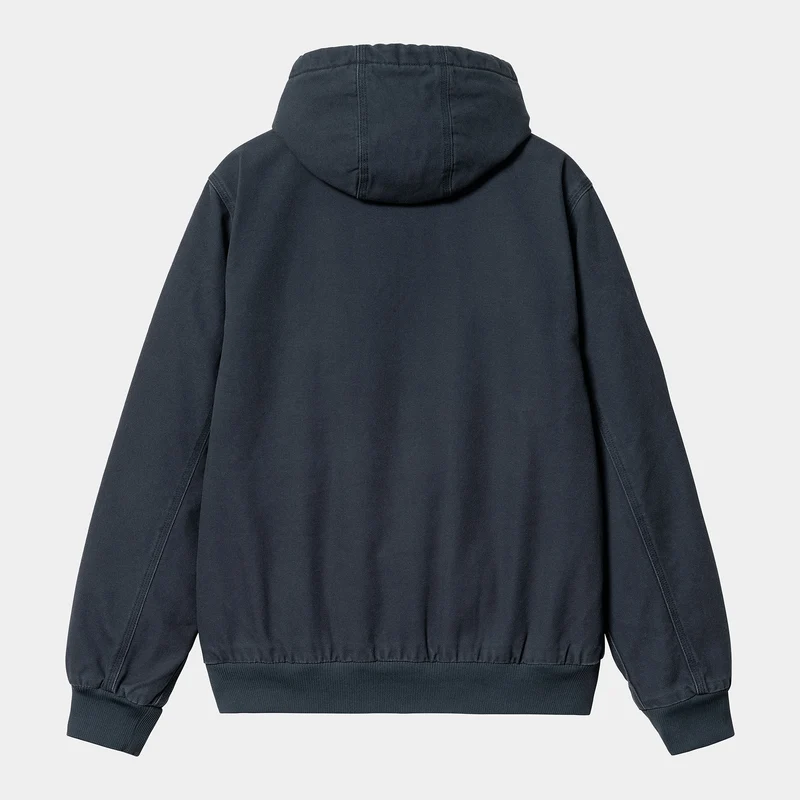 Carhartt WIP Herren Active Heavy Stone Wash Jacke – Blau