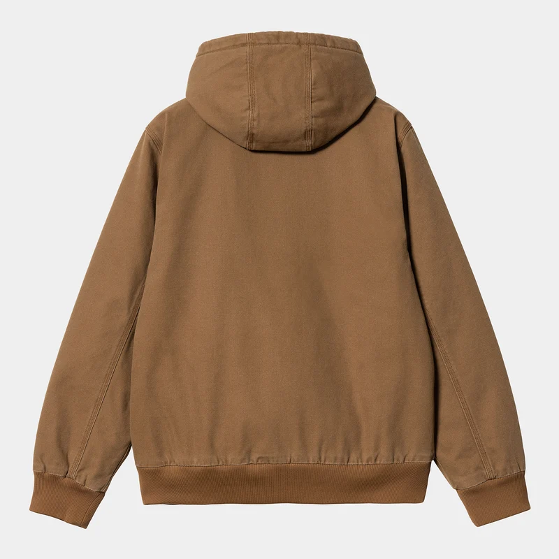 Carhartt WIP Herren Active Heavy Stone Wash Jacke – Hamilton Brown