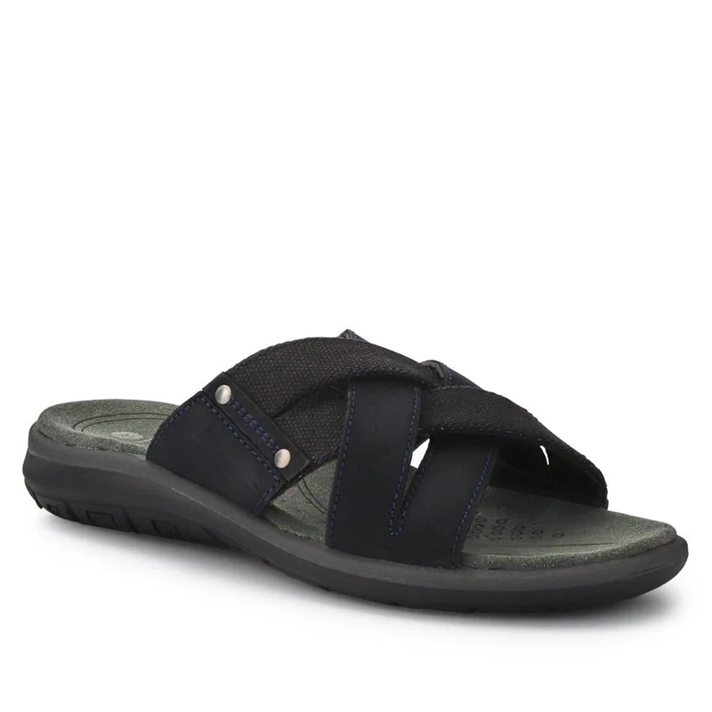 Men's Leather Mules - DDIN41007 / 327 062