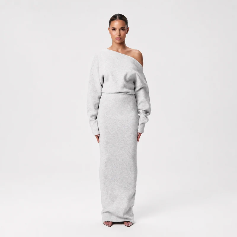 Tahlia - Elegantes Maxikleid mit einseitigem Träger
