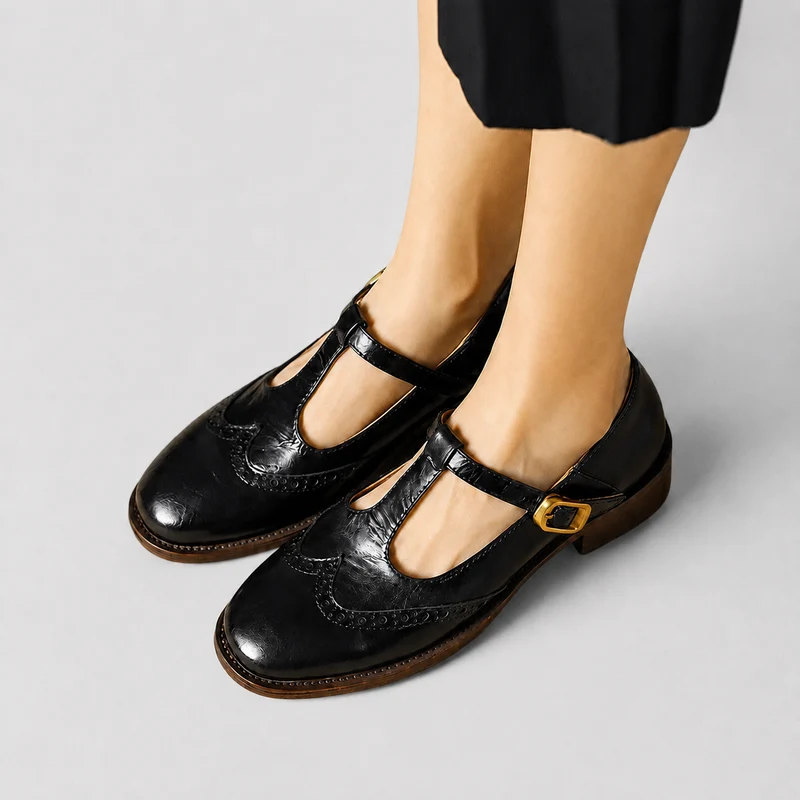 Livian - Retro-Absatzsandalen