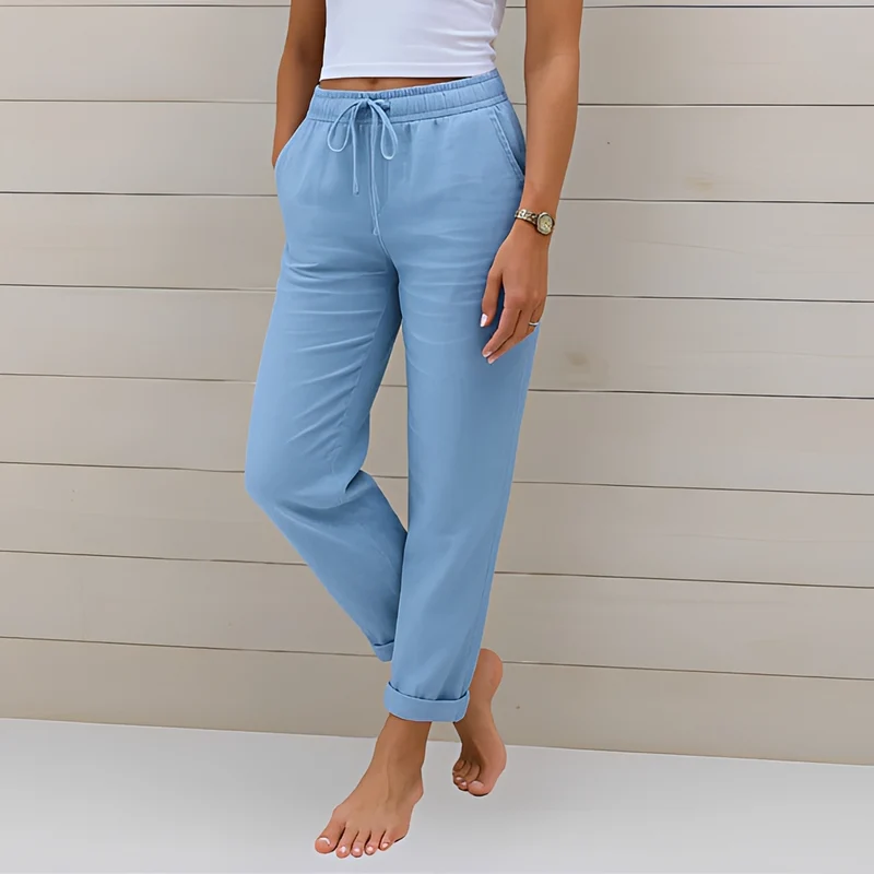 Audrey - Bequeme Hosen mit Kordel
