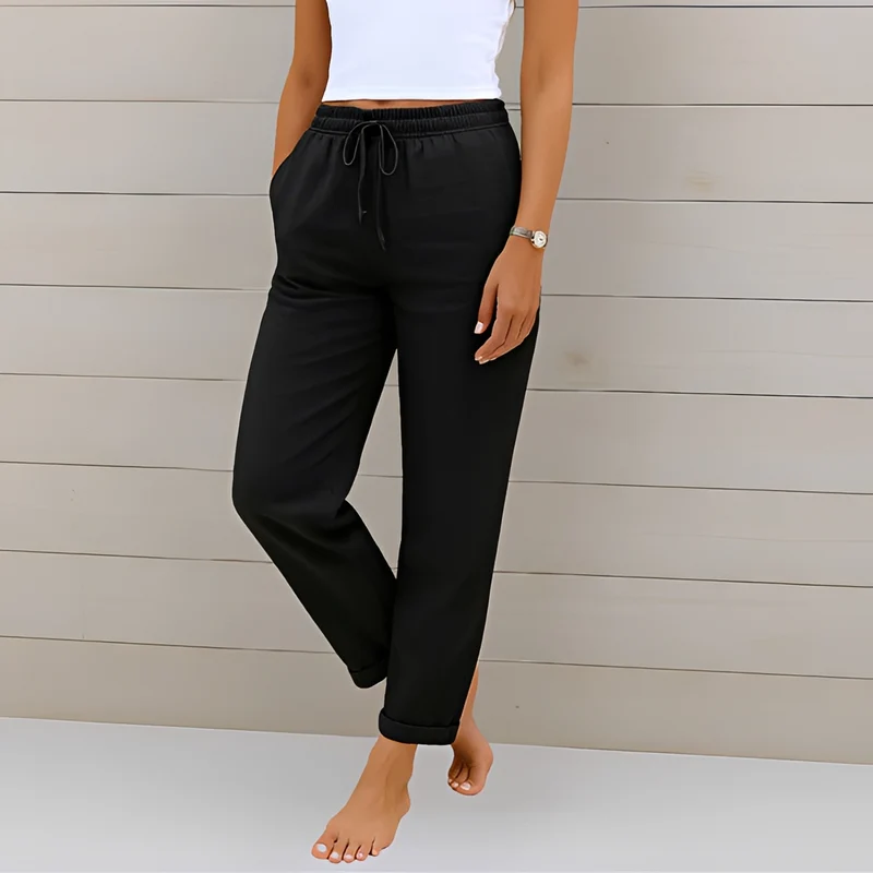 Audrey - Bequeme Hosen mit Kordel