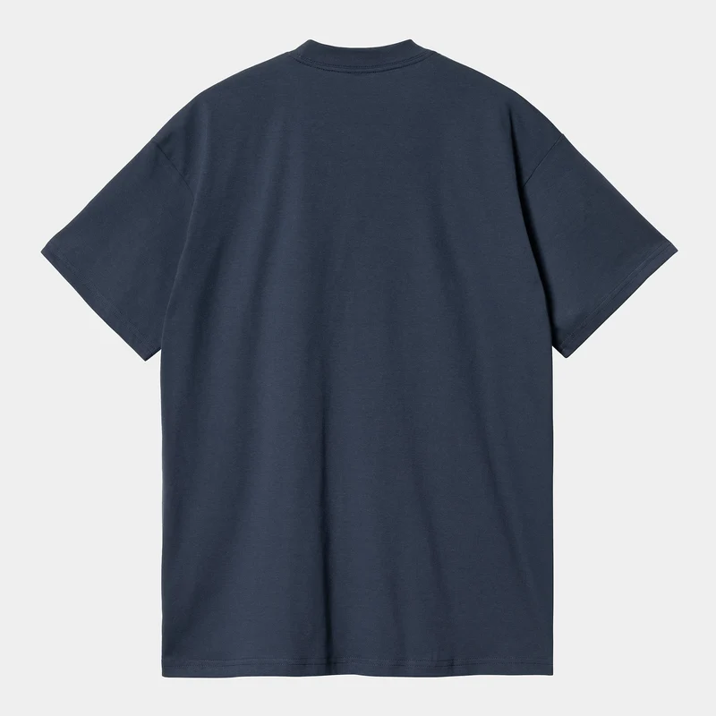 Carhartt WIP Herren Built Organic T-Shirt – Blau