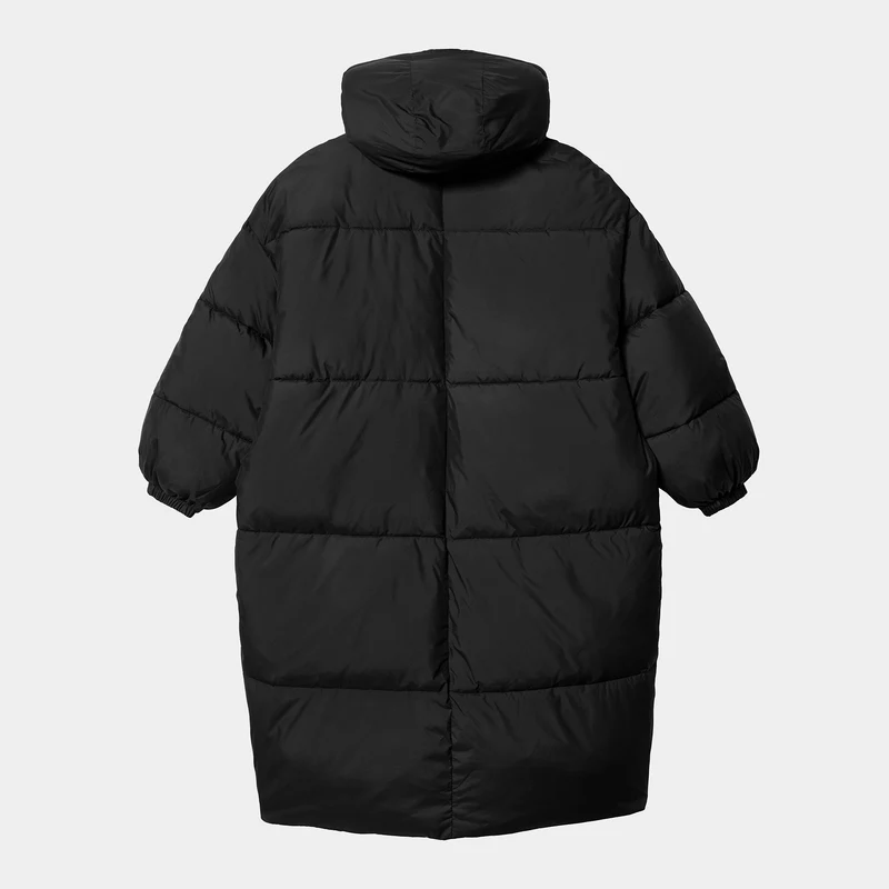 Carhartt WIP Übergroße Parka-Jacke „Killington“ für Damen – Schwarz / Blacksmith