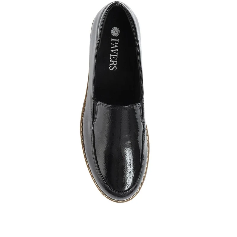 Slip-On Shoes for Women - WBINS32049 / 318 932 - Black